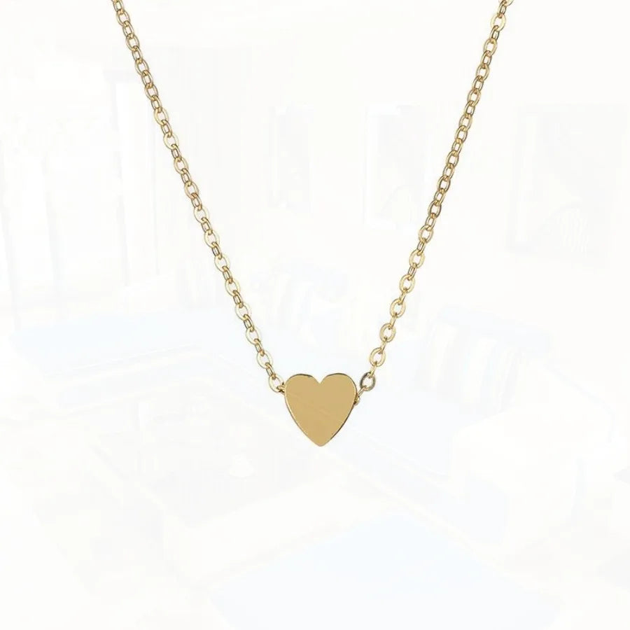 Fashion Jewelry Chain Threedimensional Love Heart Necklace for Women Style127