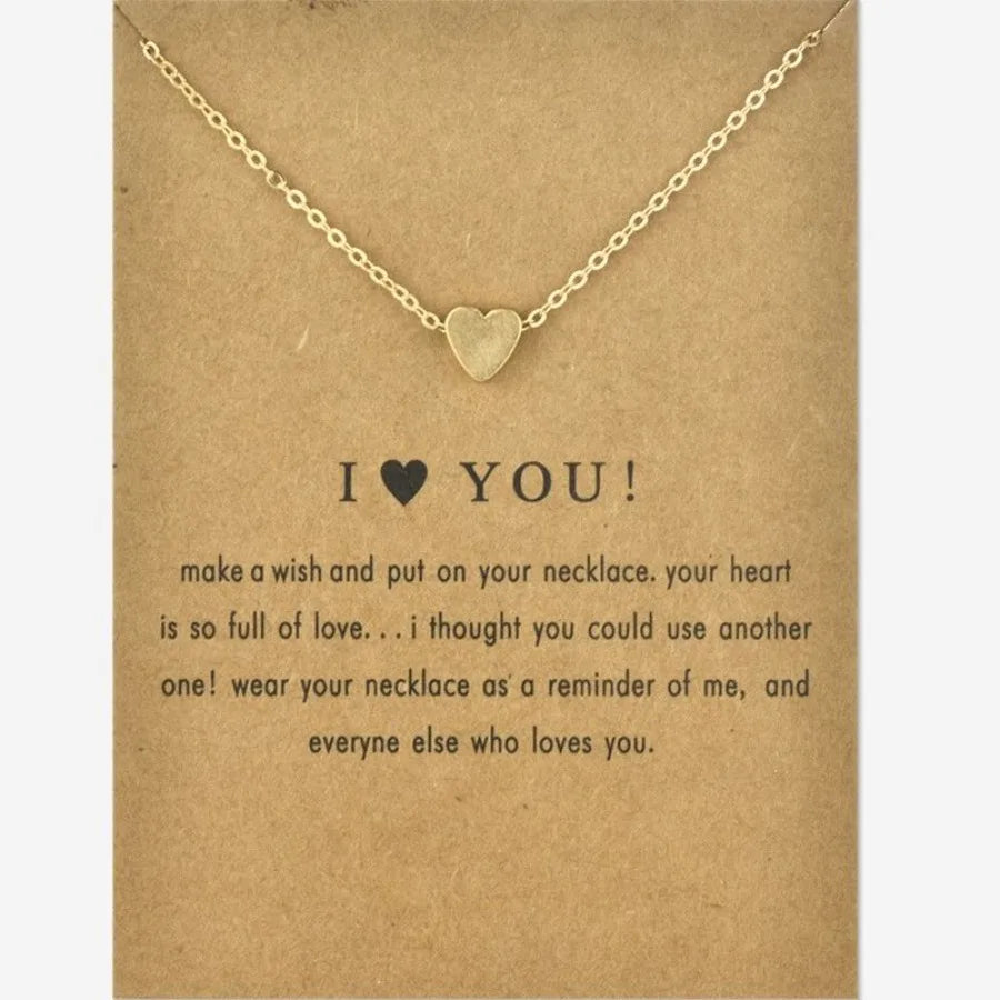 Fashion Jewelry Chain Threedimensional Love Heart Necklace for Women Style127